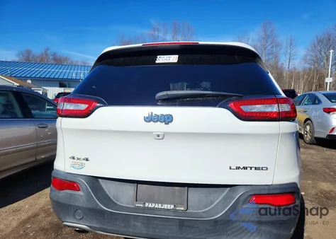 2015 Jeep Cherokee Limited from USA, damaged, VIN 1C4PJMDB4FW654729